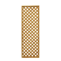 2ft Diamond Lattice Pine Trellis Panel, Pack Of 5 (W)183cm X (H)61cm