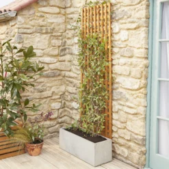 6ft Pine Trellis Panel (W)122cm X (H)183cm -Flyymo Care Garden Shop 6ft pine trellis panel w 122cm x h 183cm3663602430636 04bq
