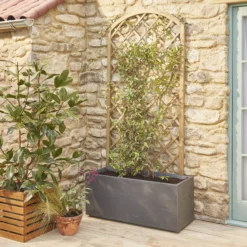 Arched Pine Trellis Panel (W)180cm X (H)180cm -Flyymo Care Garden Shop arched pine trellis panel w 180cm x h 180cm3663602430360 03bq
