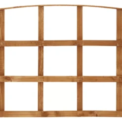 Arched Pine Trellis Panel (W)183cm X (H)57cm -Flyymo Care Garden Shop arched pine trellis panel w 183cm x h 57cm3663602430643 03bq