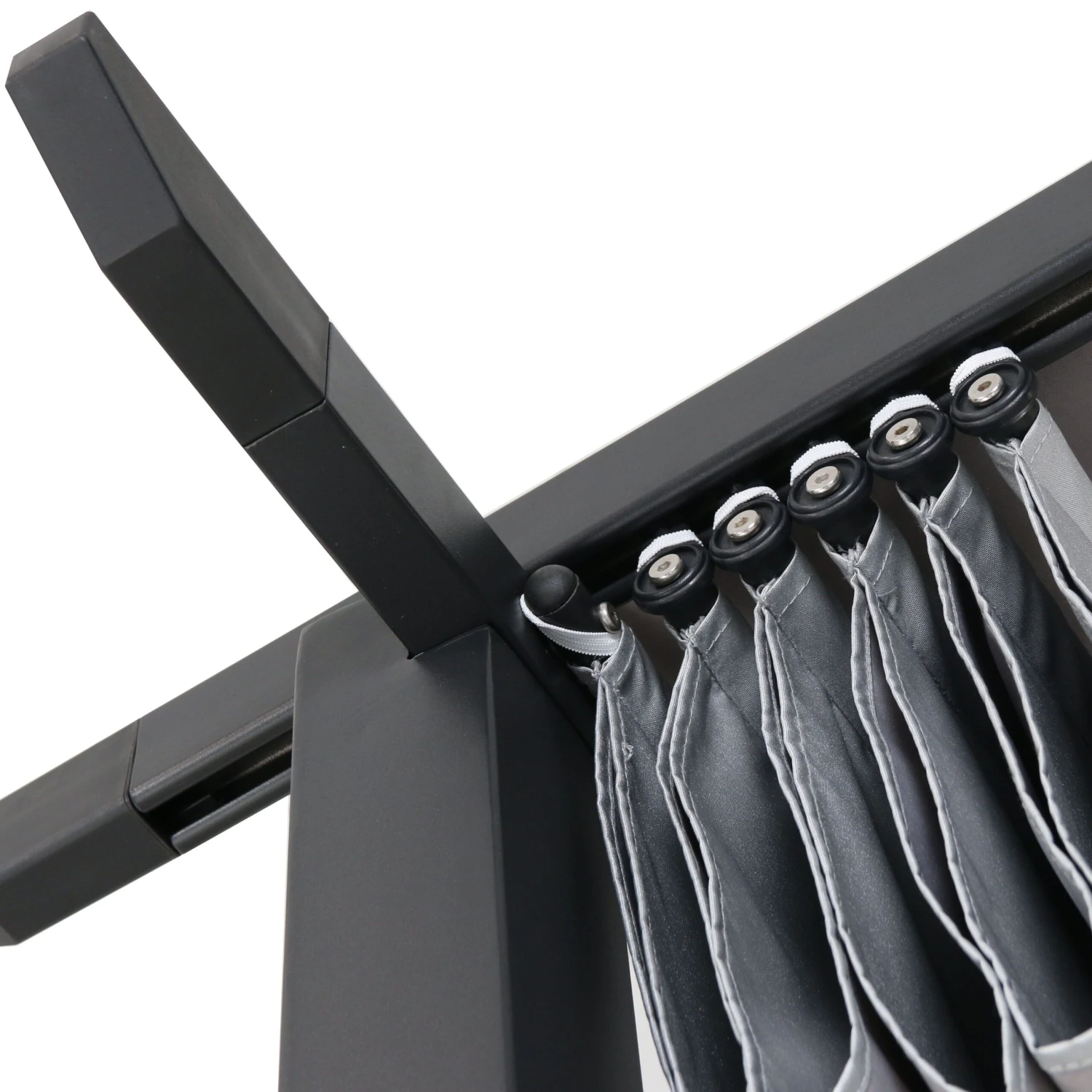 Blooma Moses Black Rectangular Gazebo, (W)4m (D)3m - Assembly Required 3 Blooma Moses Black Rectangular Gazebo, (W)4m (D)3m - Assembly Required - Image 3