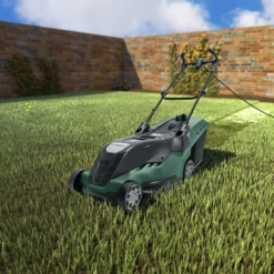 Bosch AdvancedRotak 650 Corded Rotary Lawnmower -Flyymo Care Garden Shop bosch advancedrotak 650 corded rotary lawnmower4059952526621 02i bq