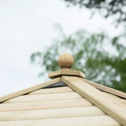 Forest Garden Furnished Hexagonal Gazebo, (W)3.3m (D)2.84m -Flyymo Care Garden Shop forest garden furnished hexagonal gazebo w 3 3m d 2 84m5013053172377 08i