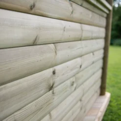 Forest Garden Hexagonal Gazebo With Cedar Roof, (W)4.26m (D)3.69m -Flyymo Care Garden Shop forest garden hexagonal gazebo with cedar roof w 4 26m d 3 69m5013053163405 06i