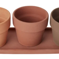 GoodHome Arara Terracotta Cement & Terracotta Round Plant Pot (Dia)10.9cm -Flyymo Care Garden Shop goodhome arara terracotta cement terracotta round plant pot dia 10 9cm3663602441335 36c bq
