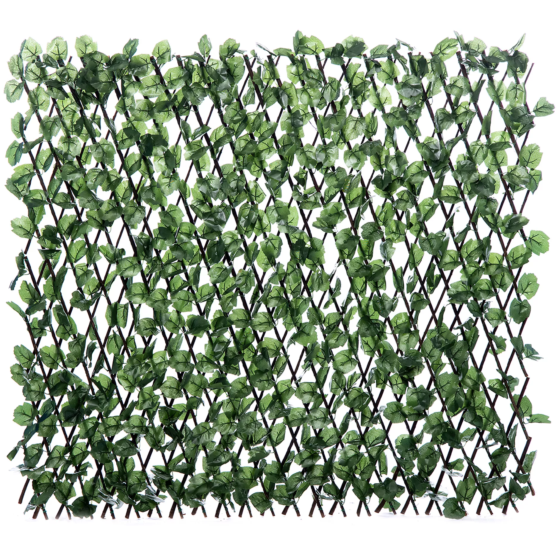 Klikstrom Extensible Fence With Maple Leaves Square Artificial Plant Wall, (H)1m (W)2m 1 Klikstrom Extensible Fence With Maple Leaves Square Artificial Plant Wall, (H)1m (W)2m