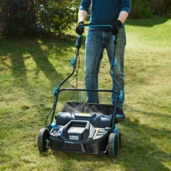 Mac Allister MSRP1800-3 930W 370mm Corded Raker & Scarifier -Flyymo Care Garden Shop mac allister msrp1800 3 930w 370mm corded raker scarifier5063022106100 01i