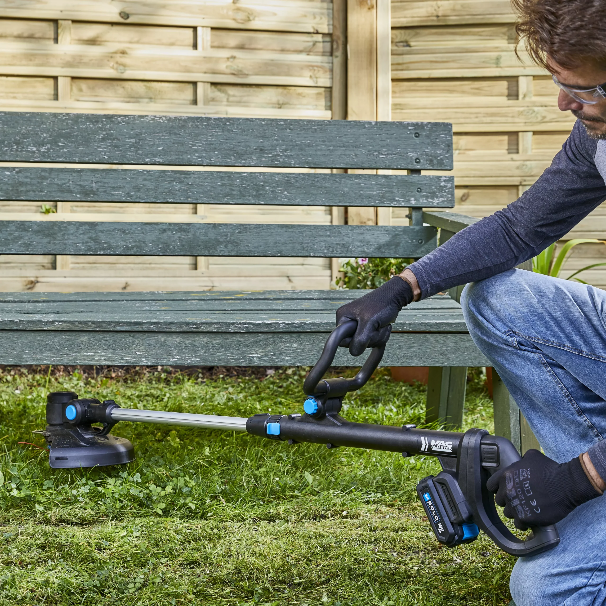 Mac Allister Solo 18V 250mm Cordless Grass Trimmer MGT1825-Li - Image 2