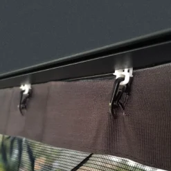 Palram - Canopia Dallas Grey Polyester (PES) Gazebo Netting, Pack Of 4 (L)2120mm (W)4400mm 8 Palram - Canopia Dallas Grey Polyester (PES) Gazebo Netting, Pack Of 4 (L)2120mm (W)4400mm -Flyymo Care Garden Shop palram canopia dallas grey polyester pes gazebo netting pack of 4 l 2120mm w 4400mm7290108602708 02i