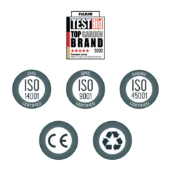 Palram - Canopia Feria Grey Non-retractable Awning, (L)6.06m (H)3.05m (W)3.85m -Flyymo Care Garden Shop palram canopia feria grey non retractable awning l 6 06m h 3 05m w 3 85m7290108134858 03t bq