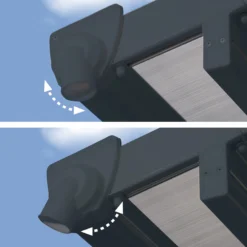 Palram - Canopia Feria Grey Non-retractable Awning, (L)6.06m (H)3.05m (W)3.85m -Flyymo Care Garden Shop palram canopia feria grey non retractable awning l 6 06m h 3 05m w 3 85m7290108134858 06i bq