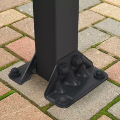 Palram - Canopia Olympia Grey Non-retractable Awning, (L)3.07m (H)3.05m (W)2.95m -Flyymo Care Garden Shop palram canopia olympia grey non retractable awning l 3 07m h 3 05m w 2 95m7290108133967 02i bq