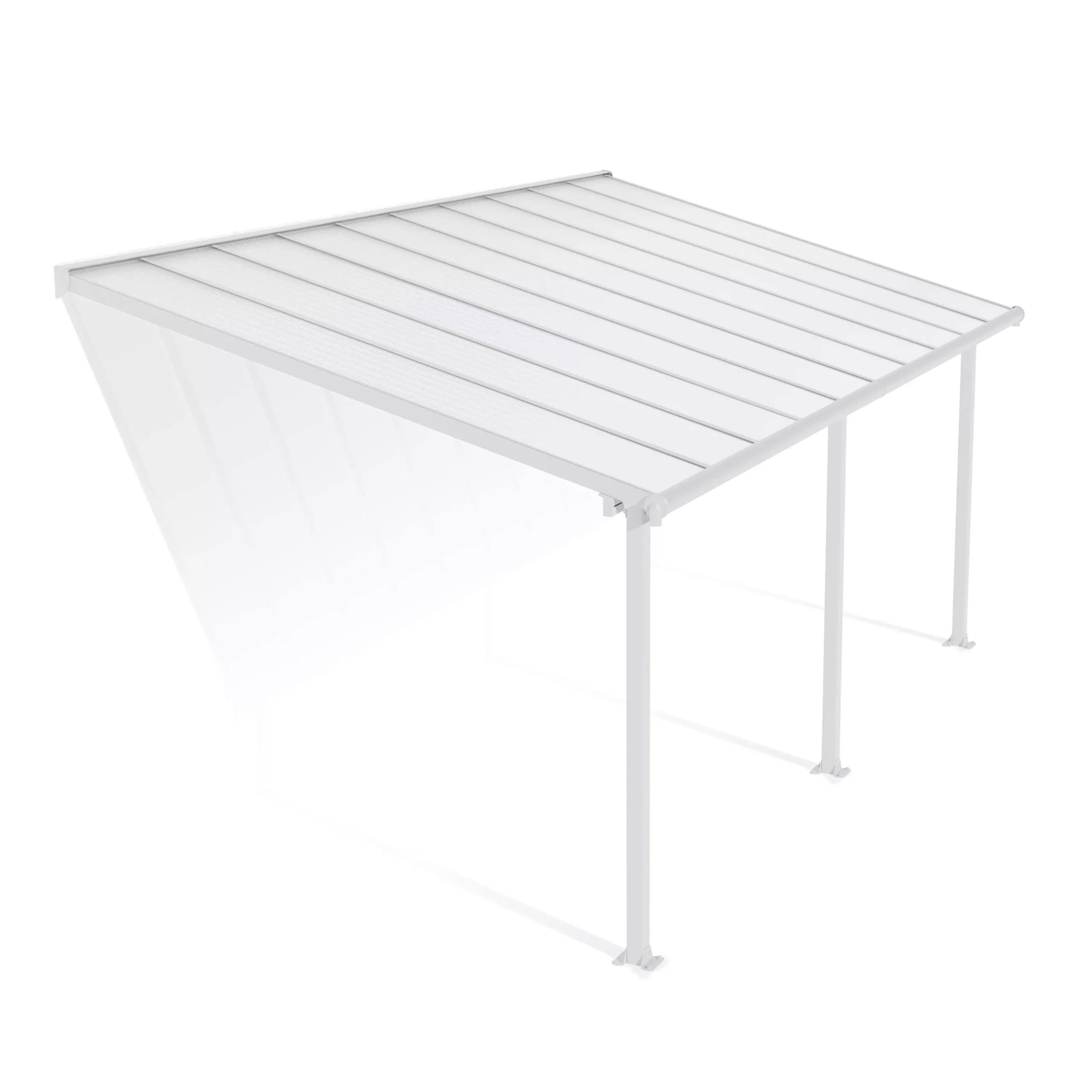 Palram - Canopia Olympia White Non-retractable Awning, (L)6.19m (H)3.05m (W)2.95m 2 Palram - Canopia Olympia White Non-retractable Awning, (L)6.19m (H)3.05m (W)2.95m - Image 2