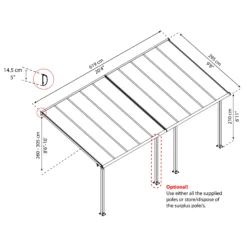 Palram - Canopia Olympia White Non-retractable Awning, (L)6.19m (H)3.05m (W)2.95m 16 Palram - Canopia Olympia White Non-retractable Awning, (L)6.19m (H)3.05m (W)2.95m -Flyymo Care Garden Shop palram canopia olympia white non retractable awning l 6 19m h 3 05m w 2 95m7290108134308 01t bq