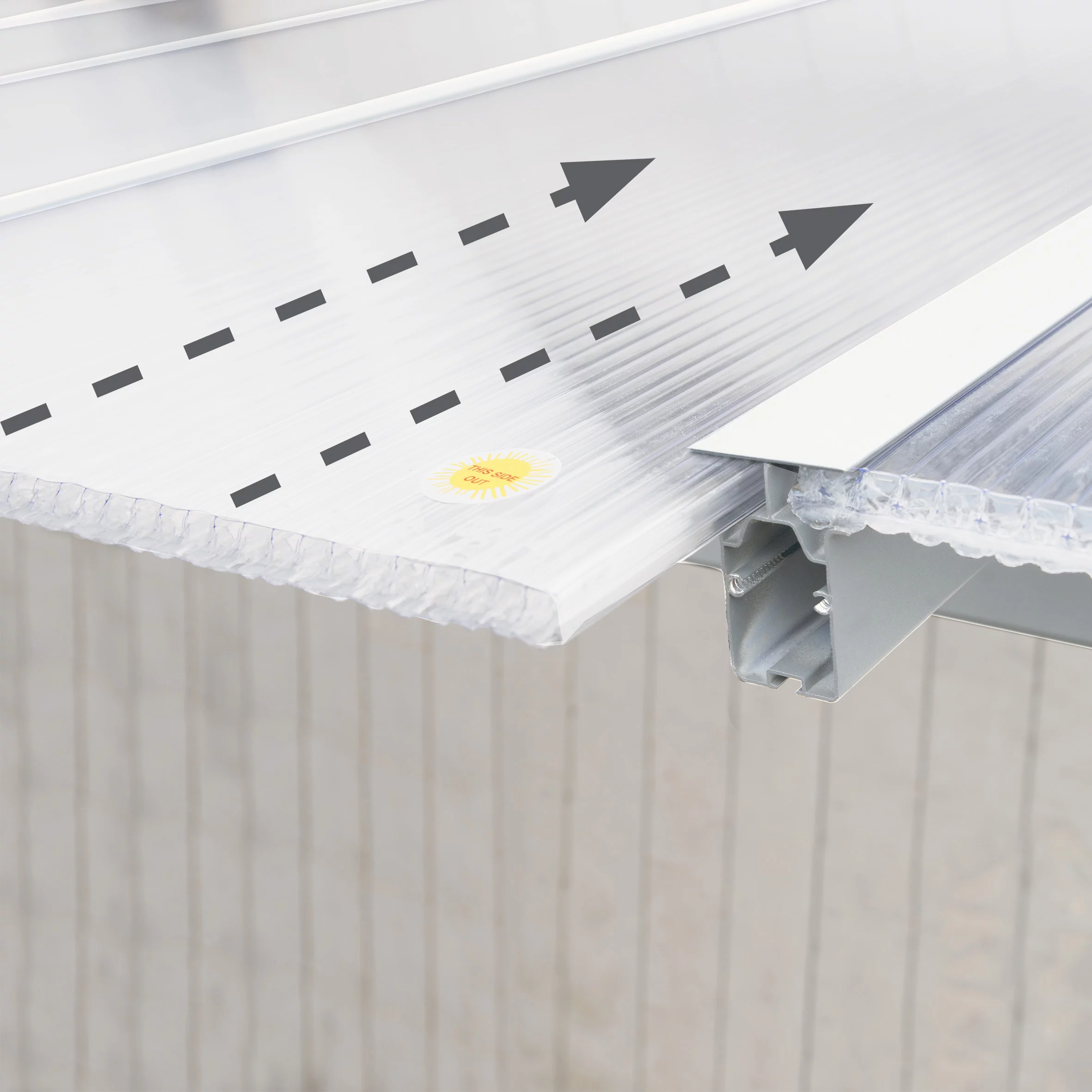 Palram - Canopia Olympia White Non-retractable Awning, (L)6.19m (H)3.05m (W)2.95m 6 Palram - Canopia Olympia White Non-retractable Awning, (L)6.19m (H)3.05m (W)2.95m - Image 6