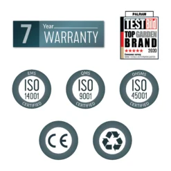 Palram - Canopia Sierra White Non-retractable Awning, (L)3.14m (H)3.05m (W)2.99m -Flyymo Care Garden Shop palram canopia sierra white non retractable awning l 3 14m h 3 05m w 2 99m7290108130300 02t bq