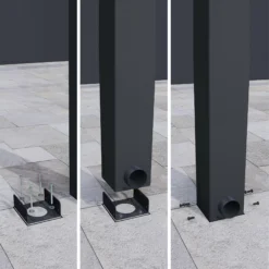 Palram - Canopia Stockholm Grey Non-retractable Awning, (L)3.7m (H)3.24m (W)3.41m -Flyymo Care Garden Shop palram canopia stockholm grey non retractable awning l 3 7m h 3 24m w 3 41m7290108602517 04i bq