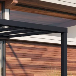 Palram - Canopia Stockholm Grey Non-retractable Awning, (L)3.7m (H)3.24m (W)3.41m -Flyymo Care Garden Shop palram canopia stockholm grey non retractable awning l 3 7m h 3 24m w 3 41m7290108602517 05i bq