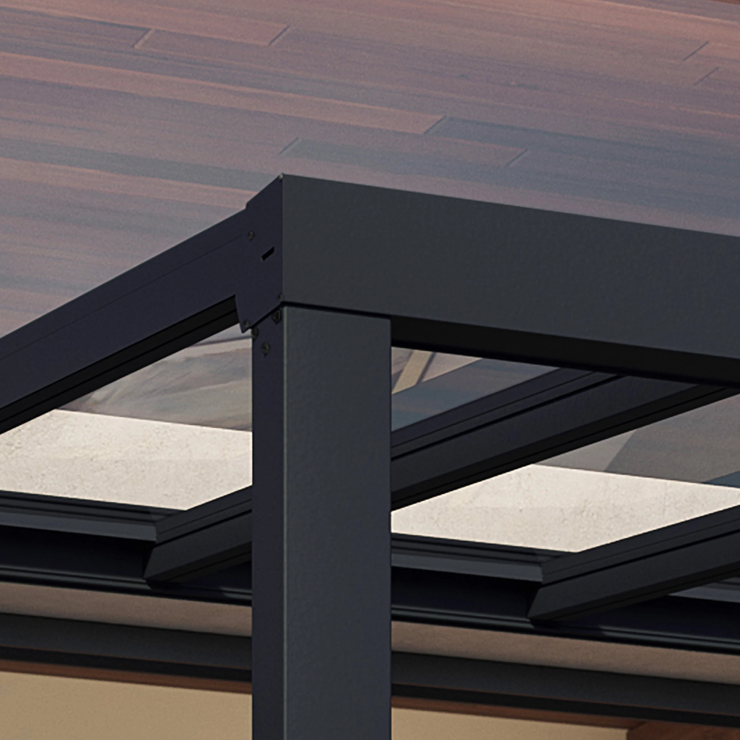 Palram - Canopia Stockholm Grey Non-retractable Awning, (L)5.88m (H)3.24m (W)3.41m 6 Palram - Canopia Stockholm Grey Non-retractable Awning, (L)5.88m (H)3.24m (W)3.41m - Image 6