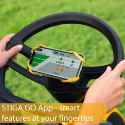 Stiga Battery-powered Ride-on Lawnmower 48V -Flyymo Care Garden Shop stiga battery powered ride on lawnmower 48v8008984852570 26c