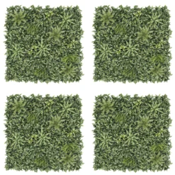Vertical Square Artificial Plant Wall, (H)1m (W)1m 9 Vertical Square Artificial Plant Wall, (H)1m (W)1m -Flyymo Care Garden Shop vertical square artificial plant wall h 1m w 1m5059340671932 37c