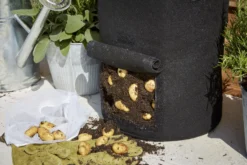 Verve Black Round Planter -Flyymo Care Garden Shop verve black round planter5059340329642 03i