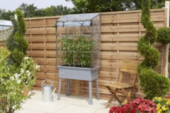 Verve Grey Rectangular Planter -Flyymo Care Garden Shop verve grey rectangular planter5059340328911 03i