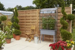 Verve Grey Rectangular Planter -Flyymo Care Garden Shop verve grey rectangular planter5059340328911 04i