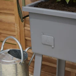 Verve Grey Rectangular Planter -Flyymo Care Garden Shop verve grey rectangular planter5059340328911 06i