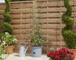 Verve Grey Round Planter -Flyymo Care Garden Shop verve grey round planter5059340328898 01i