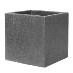 Verve Nore Dark Grey Square Planter