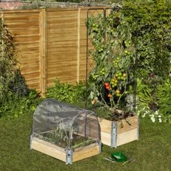 Verve Small Pine & Steel Rectangular Raised Bed Kit 0.48m² -Flyymo Care Garden Shop verve small pine steel rectangular raised bed kit 0 48m 3663602760214 02bq