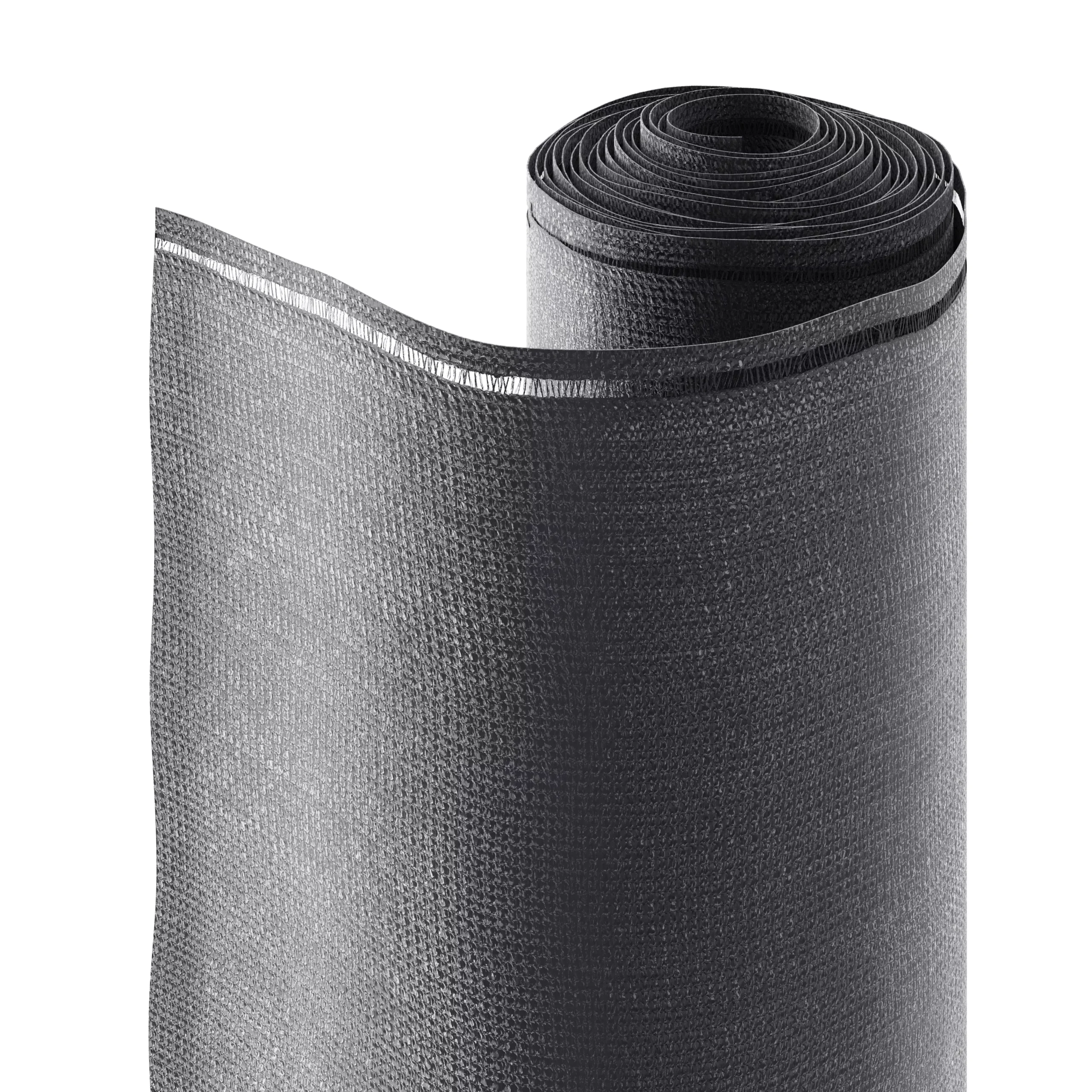 Woven Breeze Grey High-density Polyethylene (HDPE) & Woven Fibre Garden Screen (H)1m (W)3m 2 Woven Breeze Grey High-density Polyethylene (HDPE) & Woven Fibre Garden Screen (H)1m (W)3m - Image 2