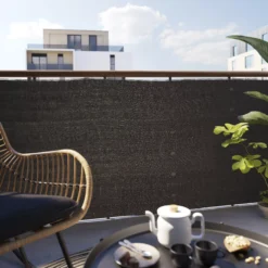 Woven Breeze Grey High-density Polyethylene (HDPE) & Woven Fibre Garden Screen (H)1m (W)3m 11 Woven Breeze Grey High-density Polyethylene (HDPE) & Woven Fibre Garden Screen (H)1m (W)3m -Flyymo Care Garden Shop woven breeze grey high density polyethylene hdpe woven fibre garden screen h 1m w 3m5059340672359 01i